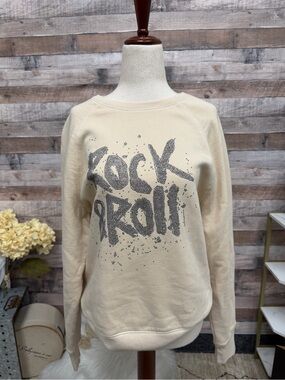 Zadig & Voltaire cream rock&roll sweatshirt small